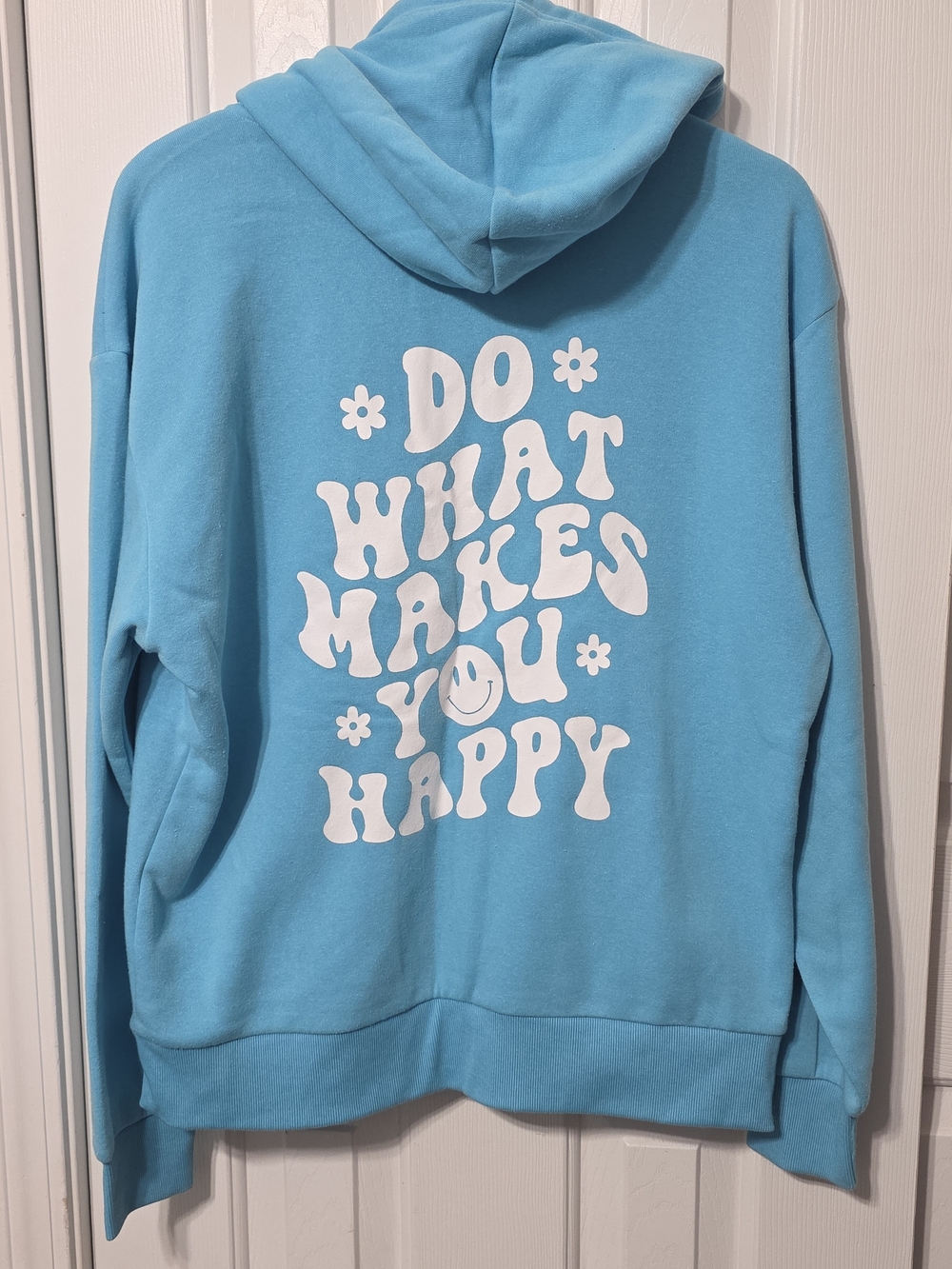 Forever 21 Blue Zip Up Hoodie, Small